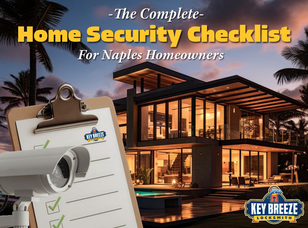 The Complete Home Security Checklist for Naples Homeowners | Key Breeze Locksmith Blog